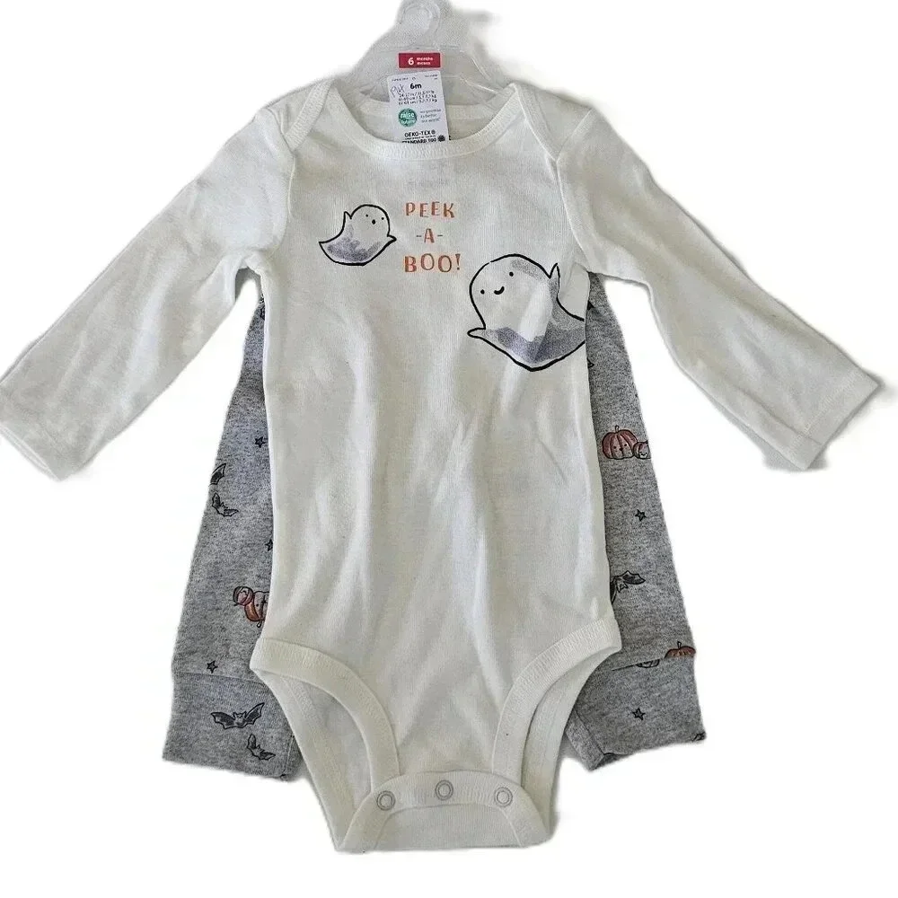 Carter's 6mos Baby Peek a Boo 2pc‎ Set NWT